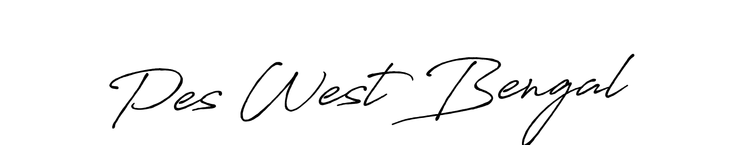 Design your own signature with our free online signature maker. With this signature software, you can create a handwritten (Antro_Vectra_Bolder) signature for name Pes West Bengal. Pes West Bengal signature style 7 images and pictures png