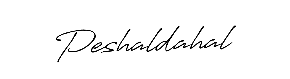Also we have Peshaldahal name is the best signature style. Create professional handwritten signature collection using Antro_Vectra_Bolder autograph style. Peshaldahal signature style 7 images and pictures png