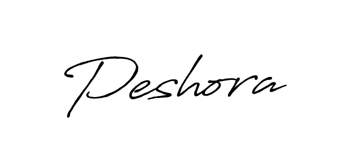 Peshora stylish signature style. Best Handwritten Sign (Antro_Vectra_Bolder) for my name. Handwritten Signature Collection Ideas for my name Peshora. Peshora signature style 7 images and pictures png