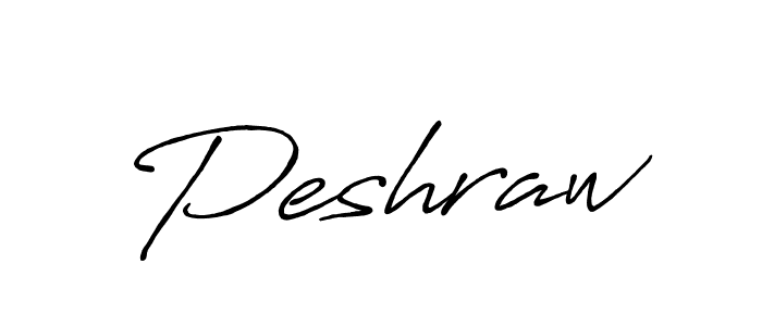 The best way (Antro_Vectra_Bolder) to make a short signature is to pick only two or three words in your name. The name Peshraw include a total of six letters. For converting this name. Peshraw signature style 7 images and pictures png