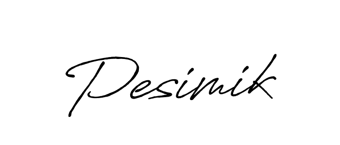Make a beautiful signature design for name Pesimik. Use this online signature maker to create a handwritten signature for free. Pesimik signature style 7 images and pictures png