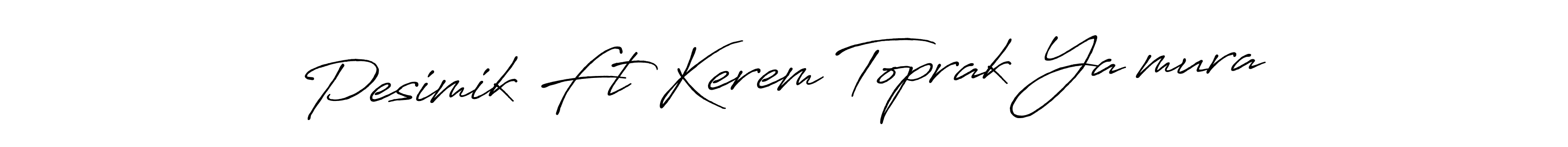 Use a signature maker to create a handwritten signature online. With this signature software, you can design (Antro_Vectra_Bolder) your own signature for name Pesimik Ft Kerem Toprak YaĞmura. Pesimik Ft Kerem Toprak YaĞmura signature style 7 images and pictures png