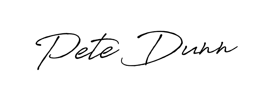 Similarly Antro_Vectra_Bolder is the best handwritten signature design. Signature creator online .You can use it as an online autograph creator for name Pete Dunn. Pete Dunn signature style 7 images and pictures png