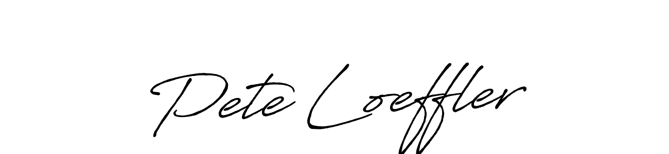 Make a beautiful signature design for name Pete Loeffler. Use this online signature maker to create a handwritten signature for free. Pete Loeffler signature style 7 images and pictures png