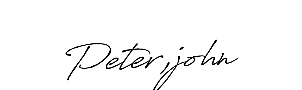 It looks lik you need a new signature style for name Peter,john. Design unique handwritten (Antro_Vectra_Bolder) signature with our free signature maker in just a few clicks. Peter,john signature style 7 images and pictures png