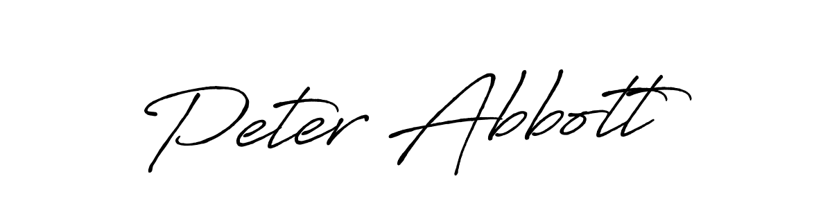 Create a beautiful signature design for name Peter Abbott. With this signature (Antro_Vectra_Bolder) fonts, you can make a handwritten signature for free. Peter Abbott signature style 7 images and pictures png