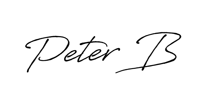 Use a signature maker to create a handwritten signature online. With this signature software, you can design (Antro_Vectra_Bolder) your own signature for name Peter B. Peter B signature style 7 images and pictures png