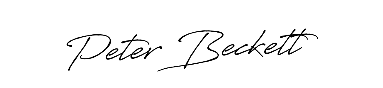 Also we have Peter Beckett name is the best signature style. Create professional handwritten signature collection using Antro_Vectra_Bolder autograph style. Peter Beckett signature style 7 images and pictures png