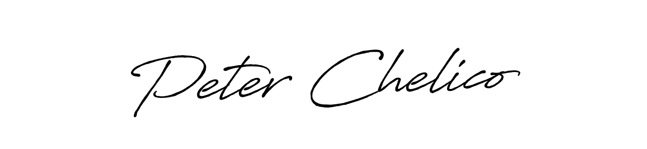 Make a beautiful signature design for name Peter Chelico. With this signature (Antro_Vectra_Bolder) style, you can create a handwritten signature for free. Peter Chelico signature style 7 images and pictures png
