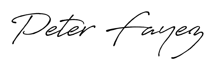 Create a beautiful signature design for name Peter Fayez. With this signature (Antro_Vectra_Bolder) fonts, you can make a handwritten signature for free. Peter Fayez signature style 7 images and pictures png
