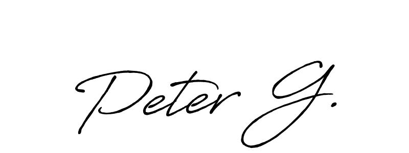 See photos of Peter G. official signature by Spectra . Check more albums & portfolios. Read reviews & check more about Antro_Vectra_Bolder font. Peter G. signature style 7 images and pictures png