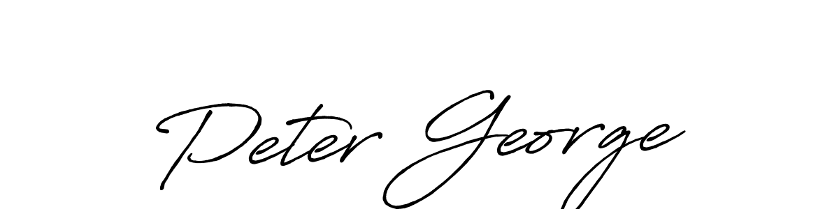 Antro_Vectra_Bolder is a professional signature style that is perfect for those who want to add a touch of class to their signature. It is also a great choice for those who want to make their signature more unique. Get Peter George name to fancy signature for free. Peter George signature style 7 images and pictures png