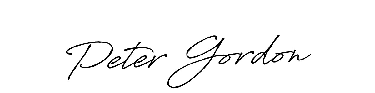 Similarly Antro_Vectra_Bolder is the best handwritten signature design. Signature creator online .You can use it as an online autograph creator for name Peter Gordon. Peter Gordon signature style 7 images and pictures png