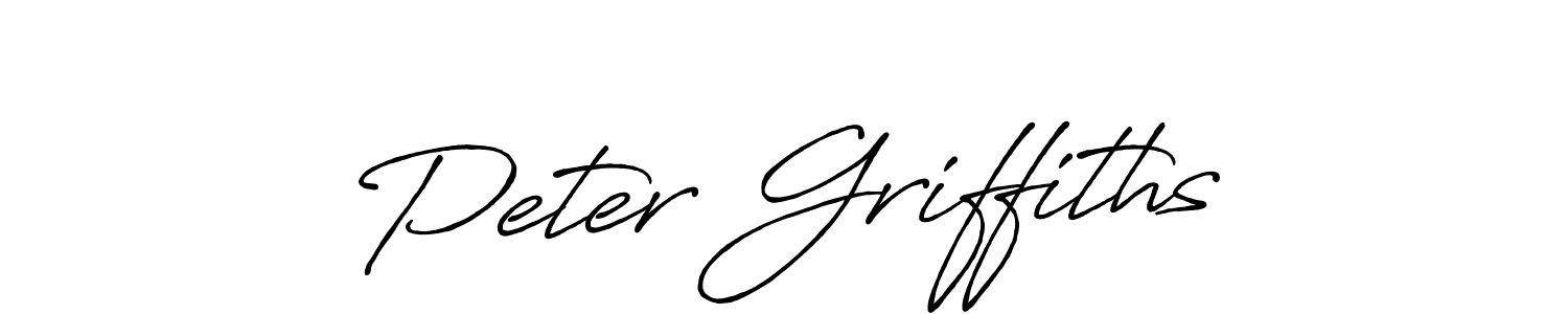 You should practise on your own different ways (Antro_Vectra_Bolder) to write your name (Peter Griffiths) in signature. don't let someone else do it for you. Peter Griffiths signature style 7 images and pictures png