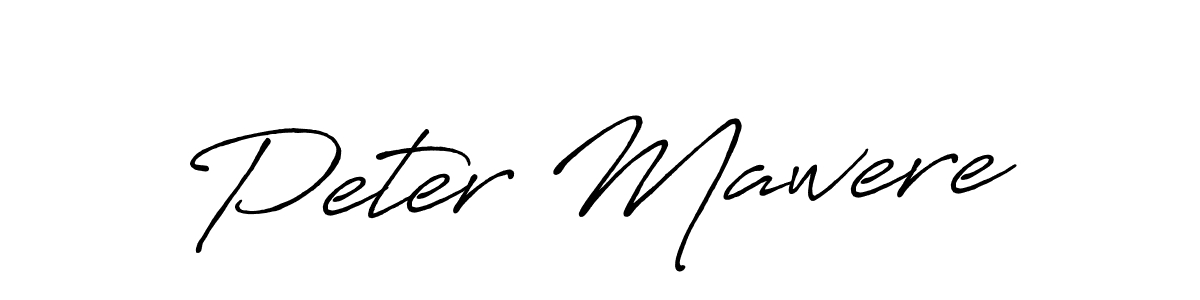 Peter Mawere stylish signature style. Best Handwritten Sign (Antro_Vectra_Bolder) for my name. Handwritten Signature Collection Ideas for my name Peter Mawere. Peter Mawere signature style 7 images and pictures png