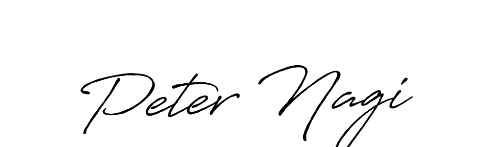 Create a beautiful signature design for name Peter Nagi. With this signature (Antro_Vectra_Bolder) fonts, you can make a handwritten signature for free. Peter Nagi signature style 7 images and pictures png