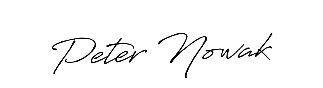 How to make Peter Nowak signature? Antro_Vectra_Bolder is a professional autograph style. Create handwritten signature for Peter Nowak name. Peter Nowak signature style 7 images and pictures png