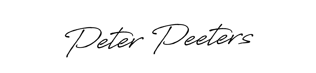 Also You can easily find your signature by using the search form. We will create Peter Peeters name handwritten signature images for you free of cost using Antro_Vectra_Bolder sign style. Peter Peeters signature style 7 images and pictures png