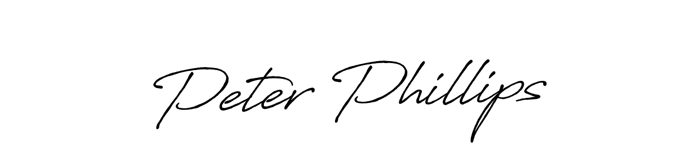 Use a signature maker to create a handwritten signature online. With this signature software, you can design (Antro_Vectra_Bolder) your own signature for name Peter Phillips. Peter Phillips signature style 7 images and pictures png