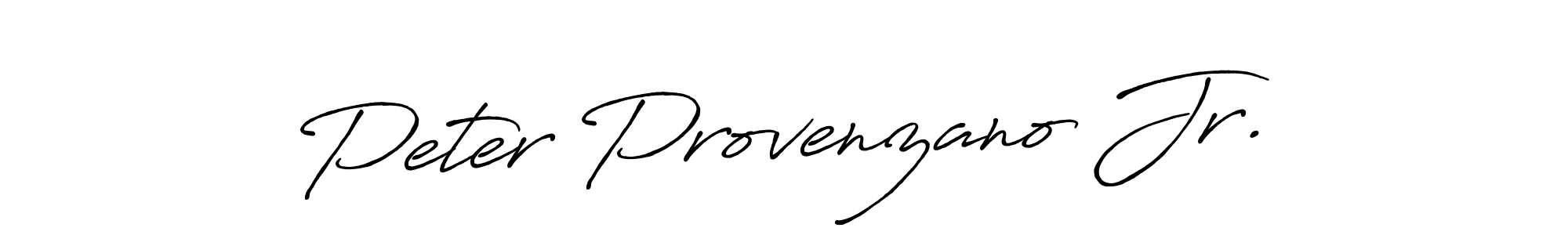 Peter Provenzano Jr. stylish signature style. Best Handwritten Sign (Antro_Vectra_Bolder) for my name. Handwritten Signature Collection Ideas for my name Peter Provenzano Jr.. Peter Provenzano Jr. signature style 7 images and pictures png