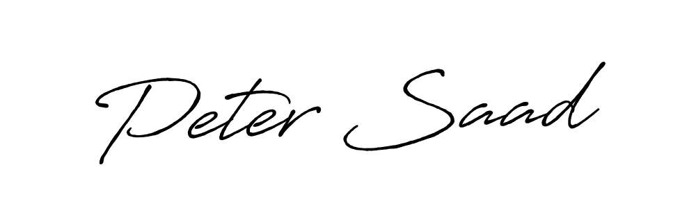 It looks lik you need a new signature style for name Peter Saad. Design unique handwritten (Antro_Vectra_Bolder) signature with our free signature maker in just a few clicks. Peter Saad signature style 7 images and pictures png