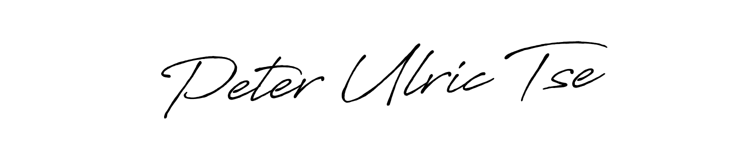Make a beautiful signature design for name Peter Ulric Tse. With this signature (Antro_Vectra_Bolder) style, you can create a handwritten signature for free. Peter Ulric Tse signature style 7 images and pictures png