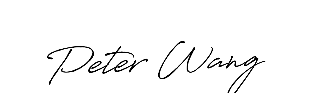 Once you've used our free online signature maker to create your best signature Antro_Vectra_Bolder style, it's time to enjoy all of the benefits that Peter Wang name signing documents. Peter Wang signature style 7 images and pictures png