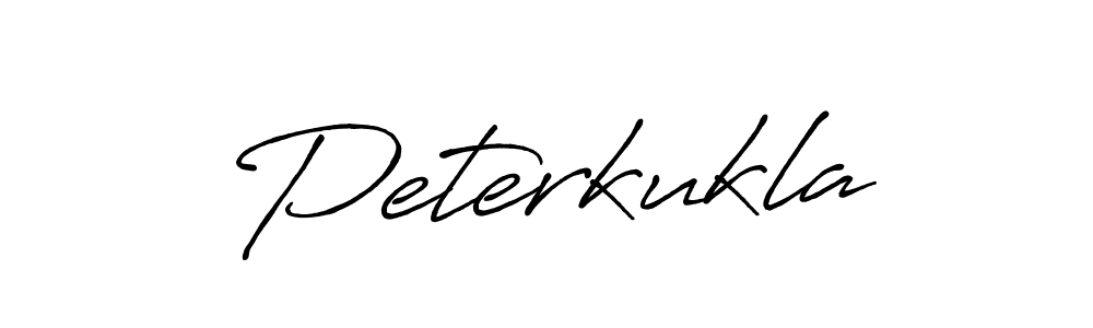 Make a beautiful signature design for name Peterkukla. With this signature (Antro_Vectra_Bolder) style, you can create a handwritten signature for free. Peterkukla signature style 7 images and pictures png
