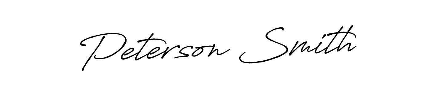 Peterson Smith stylish signature style. Best Handwritten Sign (Antro_Vectra_Bolder) for my name. Handwritten Signature Collection Ideas for my name Peterson Smith. Peterson Smith signature style 7 images and pictures png