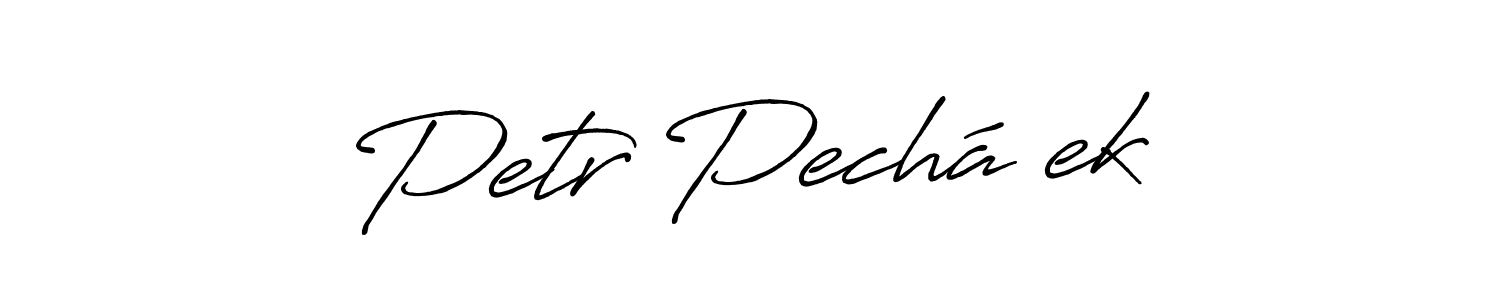 The best way (Antro_Vectra_Bolder) to make a short signature is to pick only two or three words in your name. The name Petr Pecháček include a total of six letters. For converting this name. Petr Pecháček signature style 7 images and pictures png