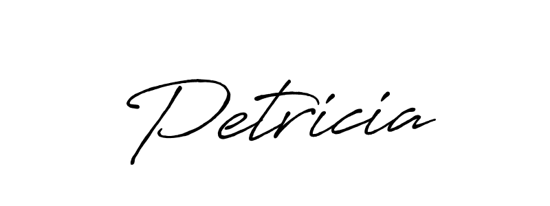 Design your own signature with our free online signature maker. With this signature software, you can create a handwritten (Antro_Vectra_Bolder) signature for name Petricia. Petricia signature style 7 images and pictures png