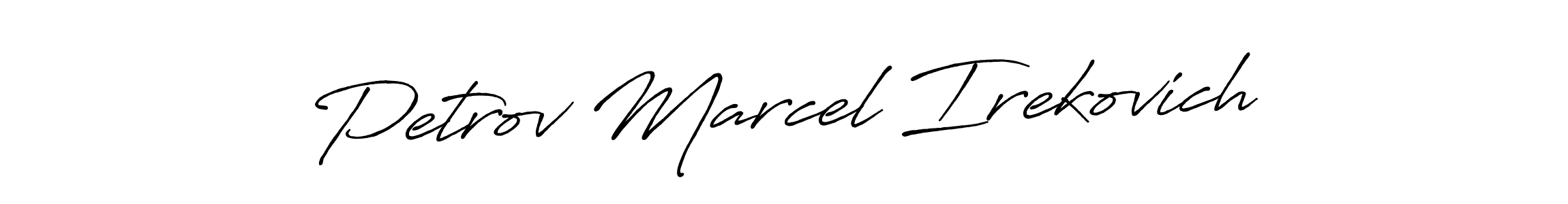 How to make Petrov Marcel Irekovich signature? Antro_Vectra_Bolder is a professional autograph style. Create handwritten signature for Petrov Marcel Irekovich name. Petrov Marcel Irekovich signature style 7 images and pictures png