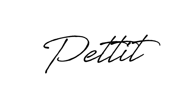 Use a signature maker to create a handwritten signature online. With this signature software, you can design (Antro_Vectra_Bolder) your own signature for name Pettit. Pettit signature style 7 images and pictures png