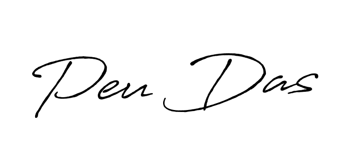 Also we have Peu Das name is the best signature style. Create professional handwritten signature collection using Antro_Vectra_Bolder autograph style. Peu Das signature style 7 images and pictures png