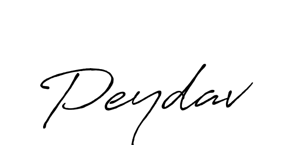 How to make Peydav name signature. Use Antro_Vectra_Bolder style for creating short signs online. This is the latest handwritten sign. Peydav signature style 7 images and pictures png