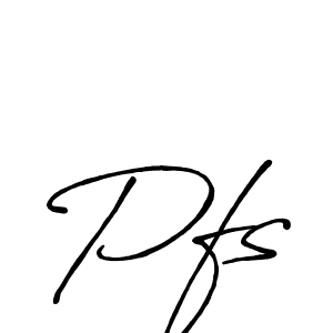 You should practise on your own different ways (Antro_Vectra_Bolder) to write your name (Pfs) in signature. don't let someone else do it for you. Pfs signature style 7 images and pictures png