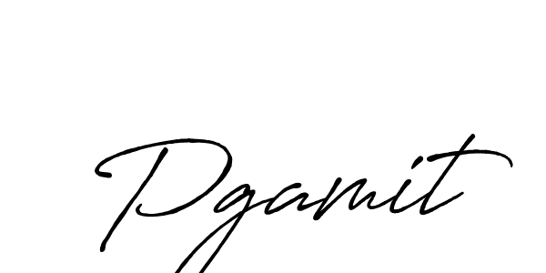 Design your own signature with our free online signature maker. With this signature software, you can create a handwritten (Antro_Vectra_Bolder) signature for name Pgamit. Pgamit signature style 7 images and pictures png