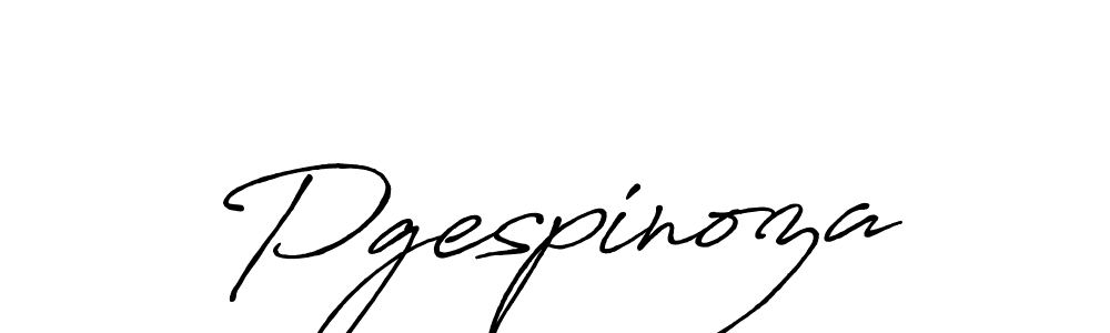 Also You can easily find your signature by using the search form. We will create Pgespinoza name handwritten signature images for you free of cost using Antro_Vectra_Bolder sign style. Pgespinoza signature style 7 images and pictures png