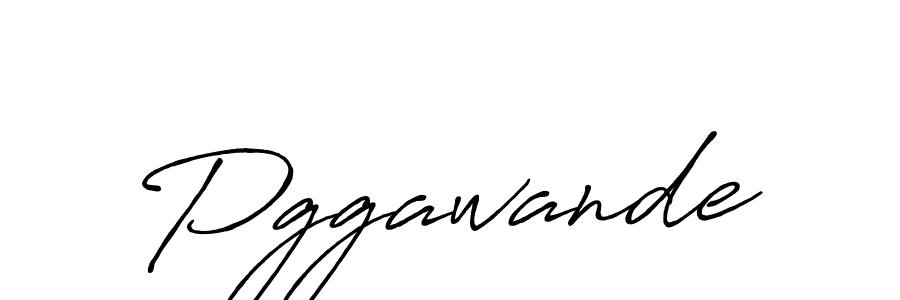 It looks lik you need a new signature style for name Pggawande. Design unique handwritten (Antro_Vectra_Bolder) signature with our free signature maker in just a few clicks. Pggawande signature style 7 images and pictures png