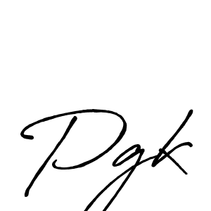 Design your own signature with our free online signature maker. With this signature software, you can create a handwritten (Antro_Vectra_Bolder) signature for name Pgk. Pgk signature style 7 images and pictures png