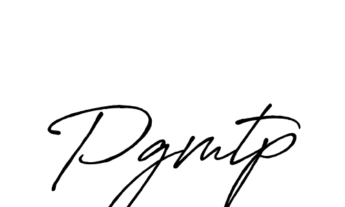 Make a beautiful signature design for name Pgmtp. With this signature (Antro_Vectra_Bolder) style, you can create a handwritten signature for free. Pgmtp signature style 7 images and pictures png