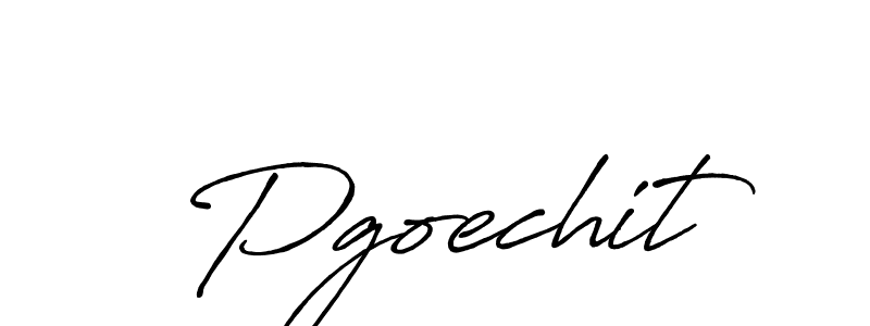 Design your own signature with our free online signature maker. With this signature software, you can create a handwritten (Antro_Vectra_Bolder) signature for name Pgoechit. Pgoechit signature style 7 images and pictures png