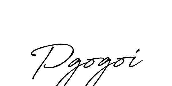 How to make Pgogoi name signature. Use Antro_Vectra_Bolder style for creating short signs online. This is the latest handwritten sign. Pgogoi signature style 7 images and pictures png