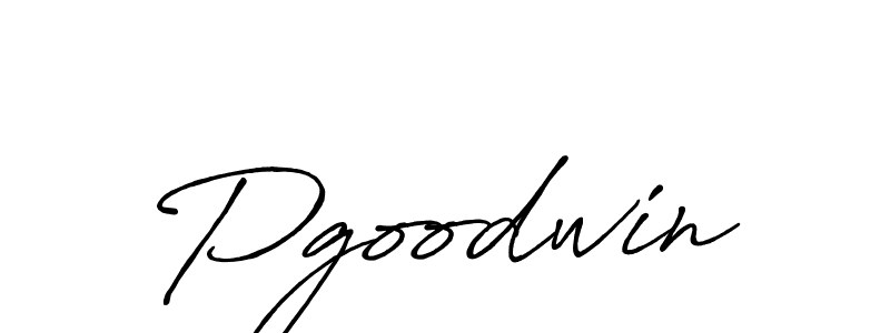 Pgoodwin stylish signature style. Best Handwritten Sign (Antro_Vectra_Bolder) for my name. Handwritten Signature Collection Ideas for my name Pgoodwin. Pgoodwin signature style 7 images and pictures png