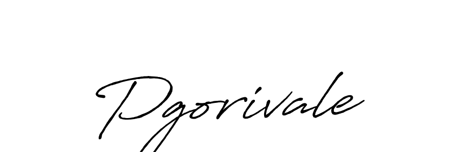 Pgorivale stylish signature style. Best Handwritten Sign (Antro_Vectra_Bolder) for my name. Handwritten Signature Collection Ideas for my name Pgorivale. Pgorivale signature style 7 images and pictures png