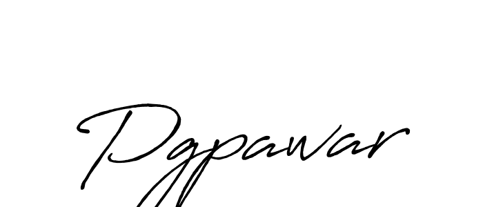 How to make Pgpawar name signature. Use Antro_Vectra_Bolder style for creating short signs online. This is the latest handwritten sign. Pgpawar signature style 7 images and pictures png