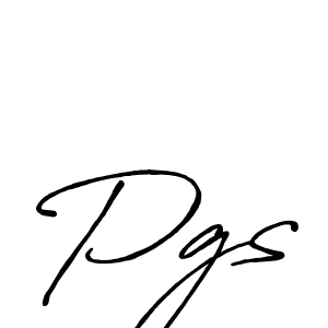 Use a signature maker to create a handwritten signature online. With this signature software, you can design (Antro_Vectra_Bolder) your own signature for name Pgs. Pgs signature style 7 images and pictures png