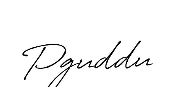 Use a signature maker to create a handwritten signature online. With this signature software, you can design (Antro_Vectra_Bolder) your own signature for name Pguddu. Pguddu signature style 7 images and pictures png