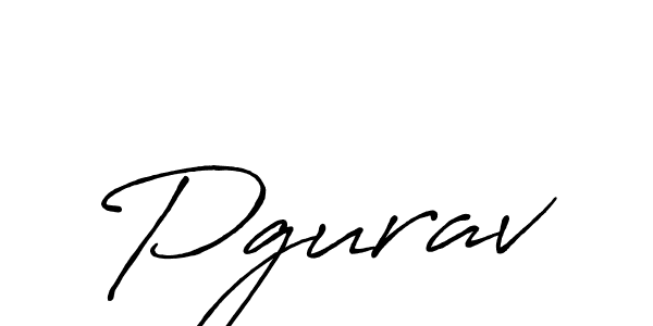 Design your own signature with our free online signature maker. With this signature software, you can create a handwritten (Antro_Vectra_Bolder) signature for name Pgurav. Pgurav signature style 7 images and pictures png