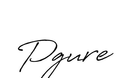 How to make Pgure name signature. Use Antro_Vectra_Bolder style for creating short signs online. This is the latest handwritten sign. Pgure signature style 7 images and pictures png